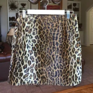 🎃 TINA HAGEN Leopard Fur Mini