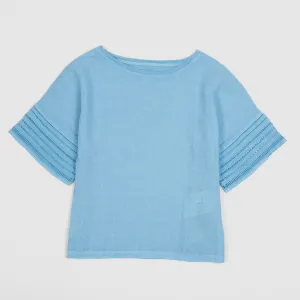 120% Lino Ladies Short Sleeve Linen T-Shirt
