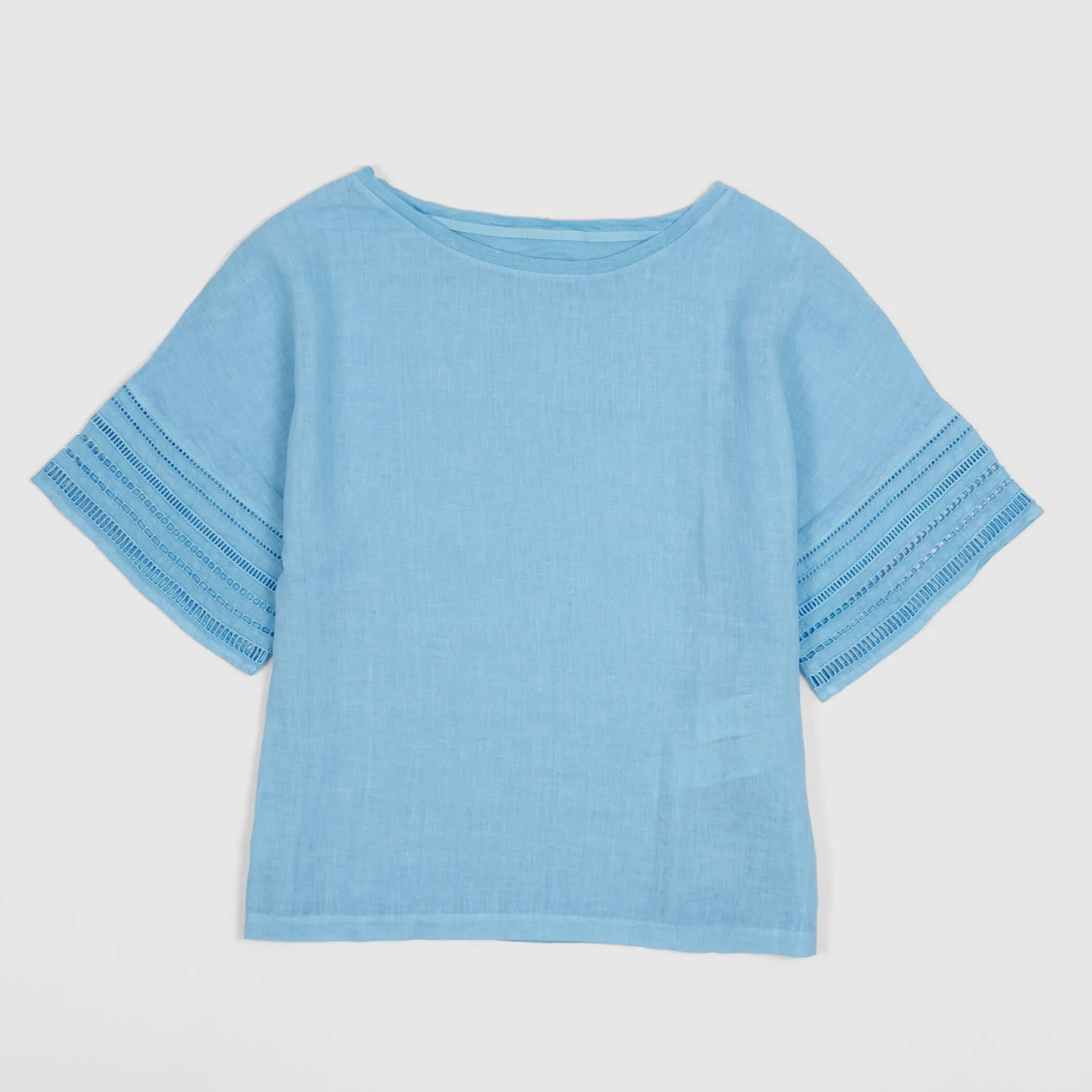 120% Lino Ladies Short Sleeve Linen T-Shirt