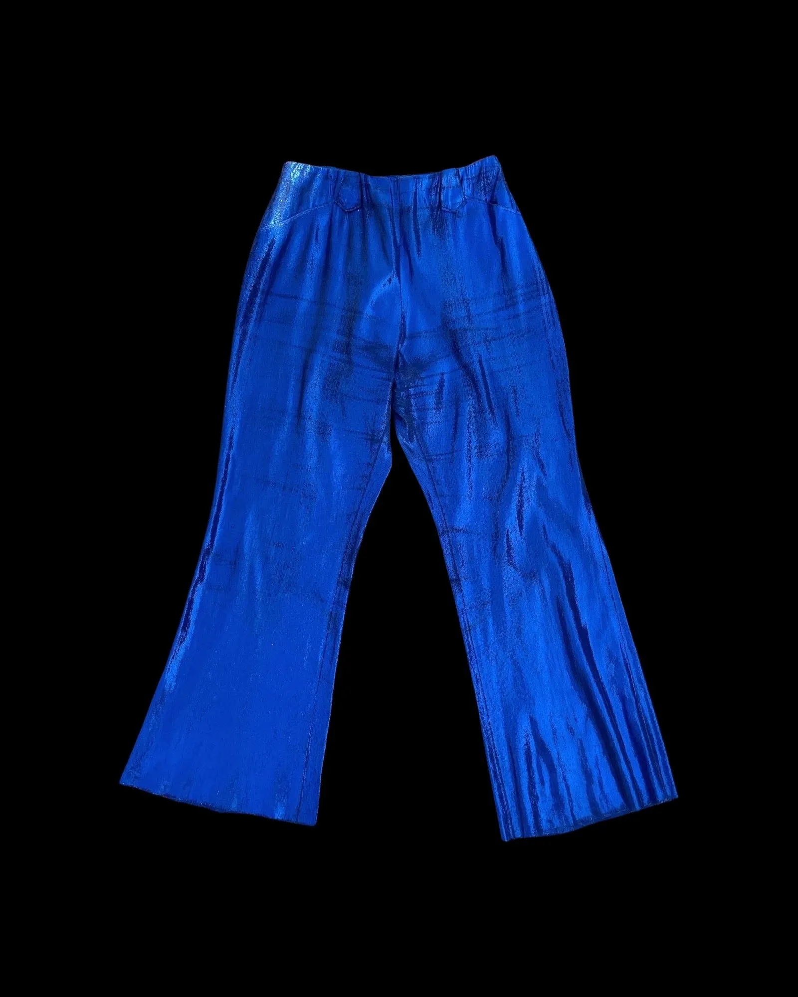 1950s H Bar C Lurex Electric Blue California Rachwear Pants