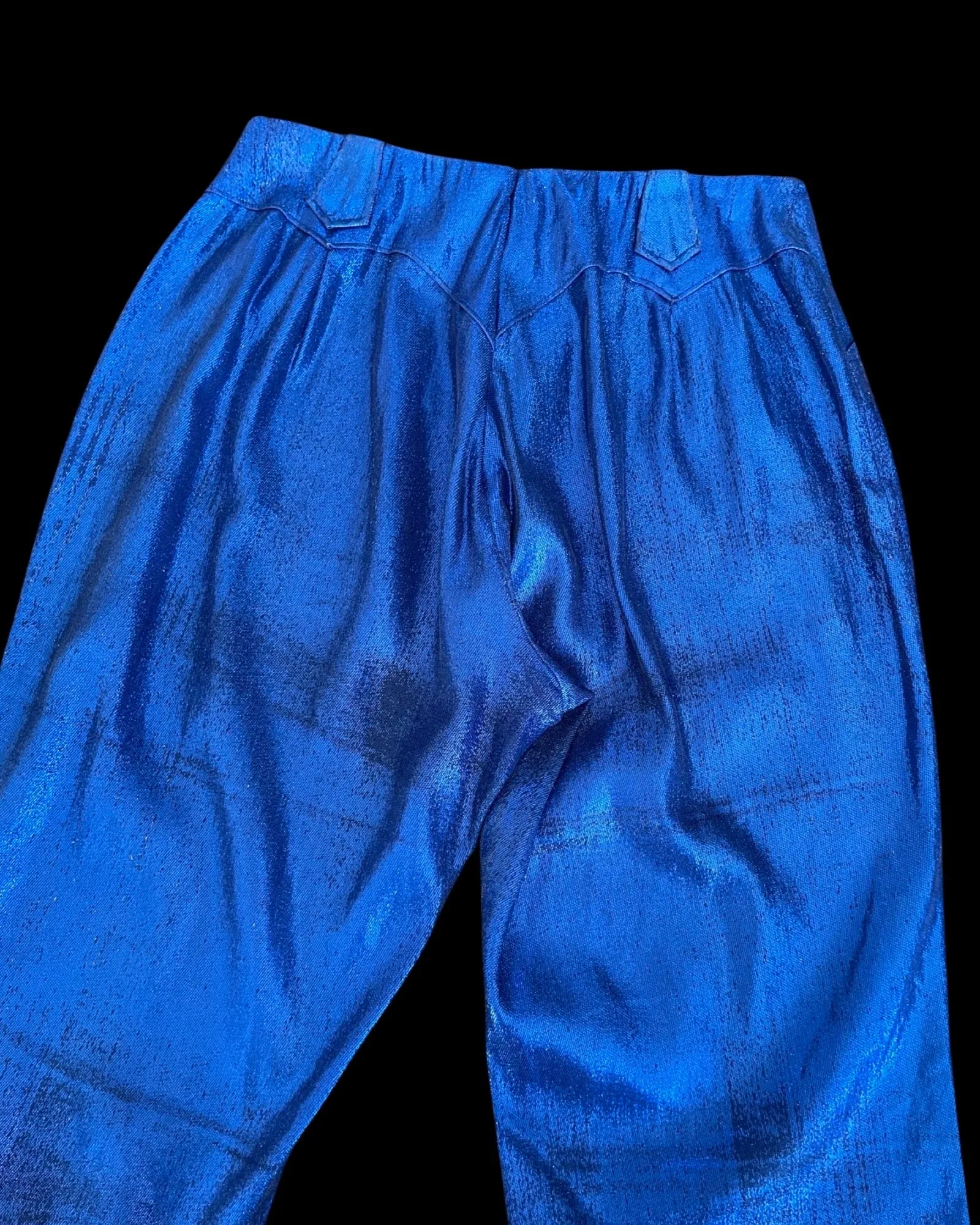 1950s H Bar C Lurex Electric Blue California Rachwear Pants