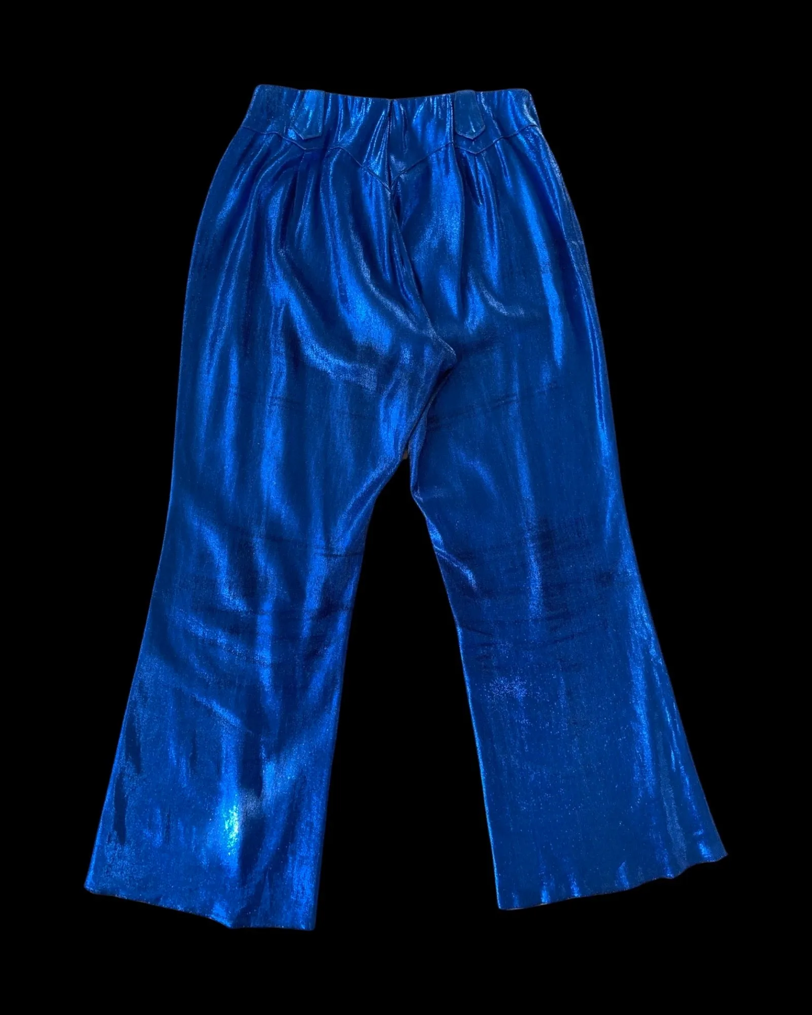 1950s H Bar C Lurex Electric Blue California Rachwear Pants