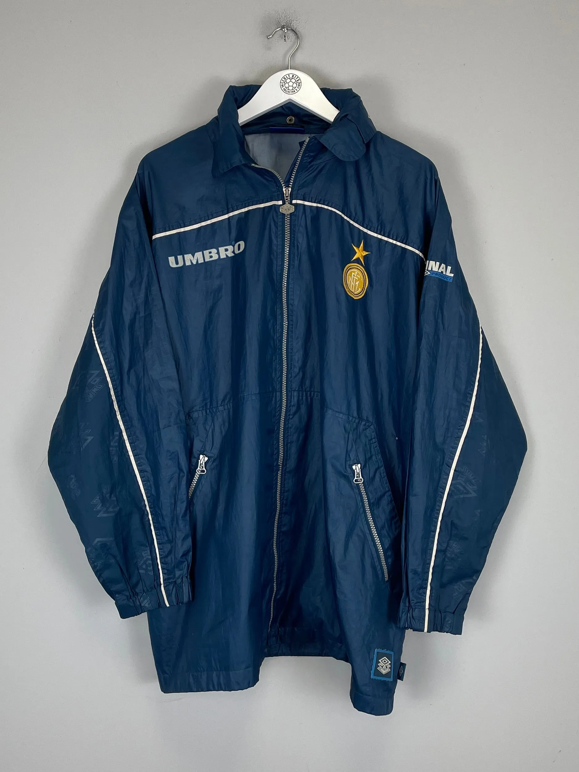 1996/98 INTER MILAN RAIN JACKET (L) UMBRO