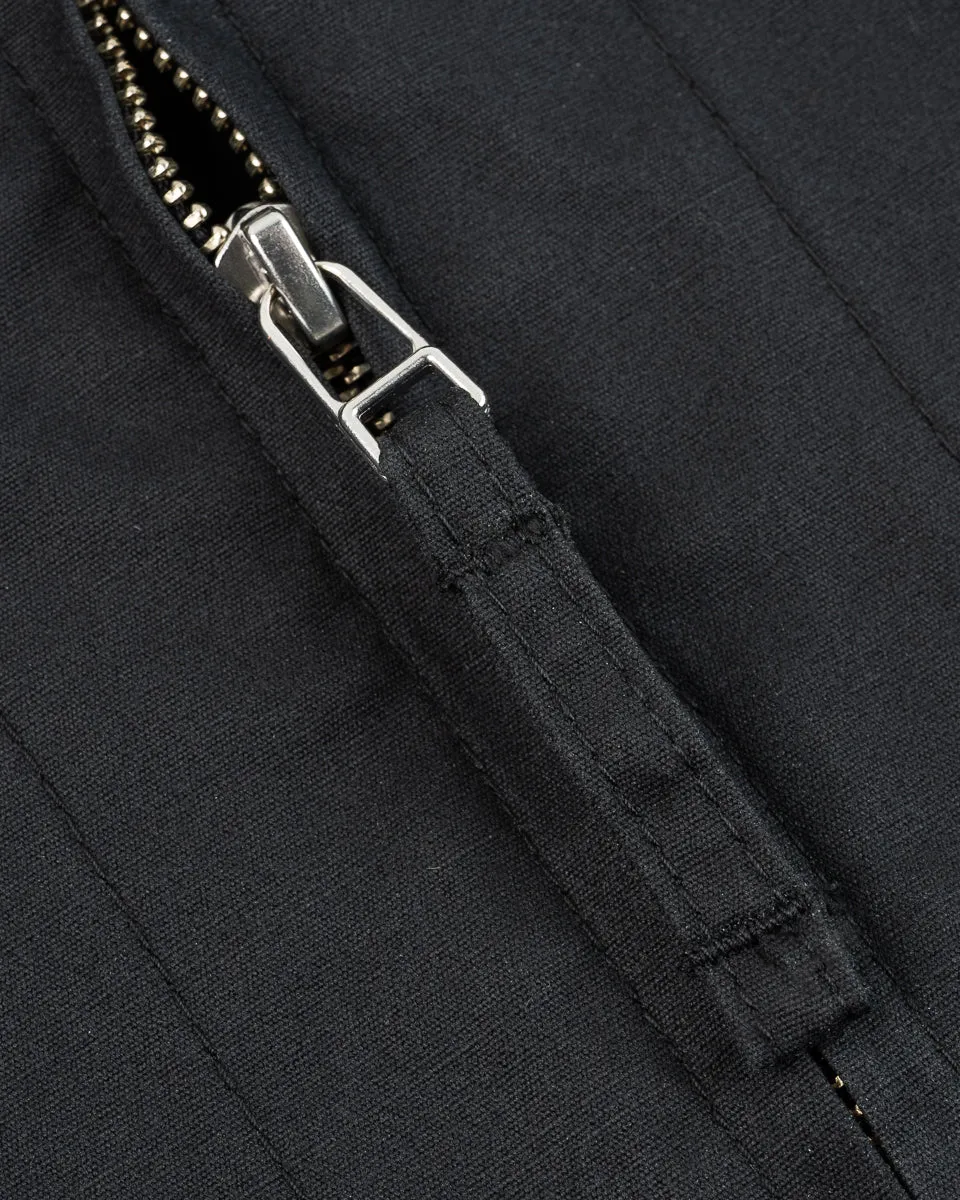 7oz Rubber Wax Coated Windbreaker - Black