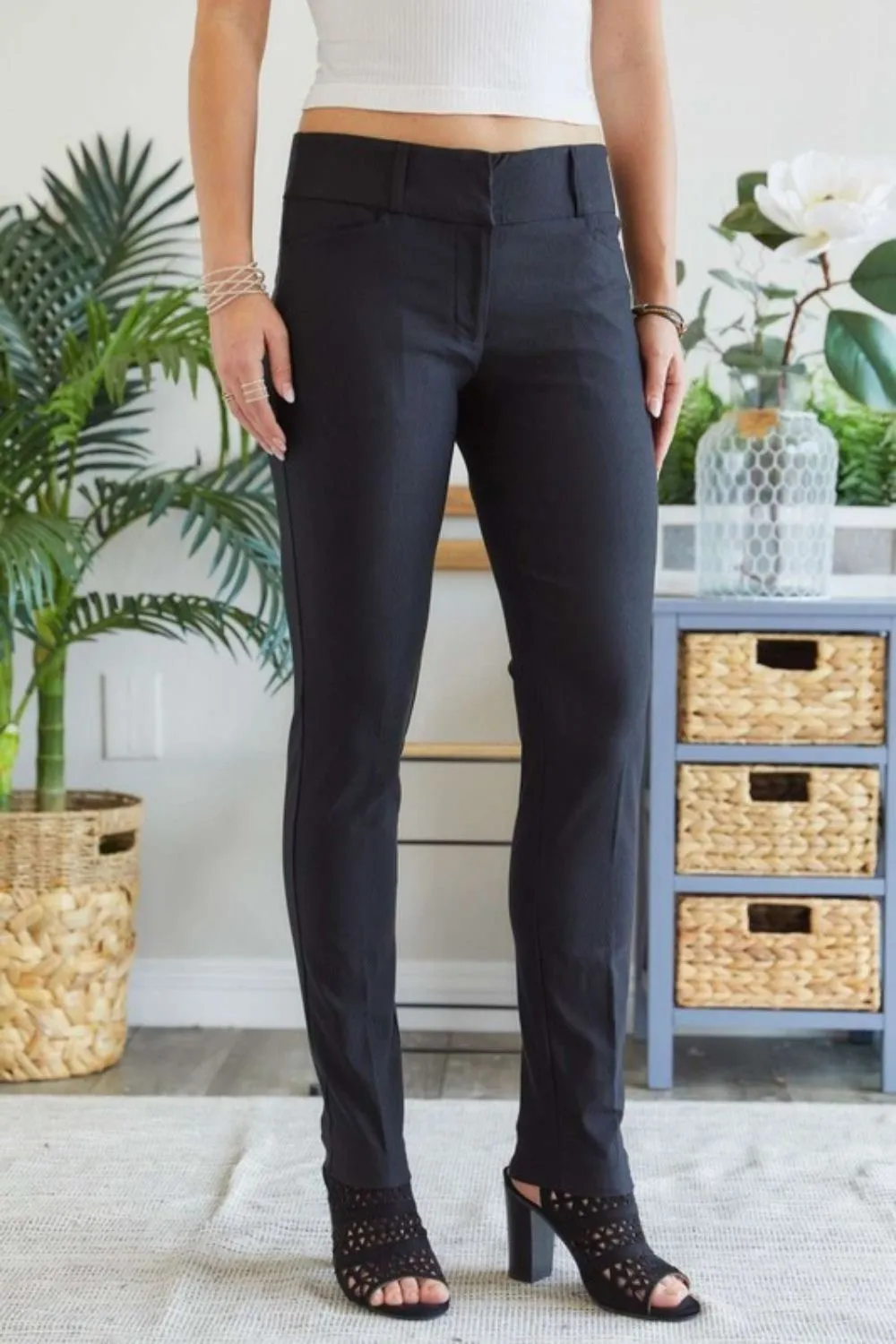 ADORA Mid Rise Skinny Pants S-L