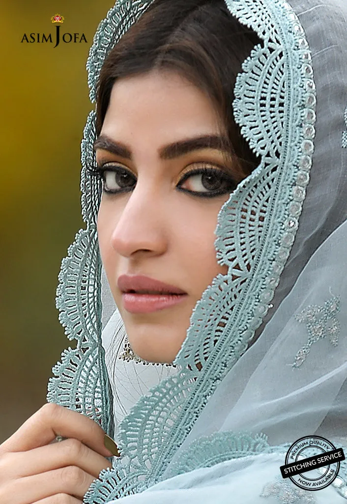 AJSL-11 | Asim Jofa Shehr-e-Yaar Luxury Lawn Collection 2022 | Unstitched Embroidered Lawn Suits
