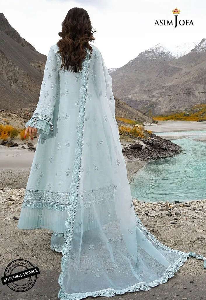 AJSL-11 | Asim Jofa Shehr-e-Yaar Luxury Lawn Collection 2022 | Unstitched Embroidered Lawn Suits