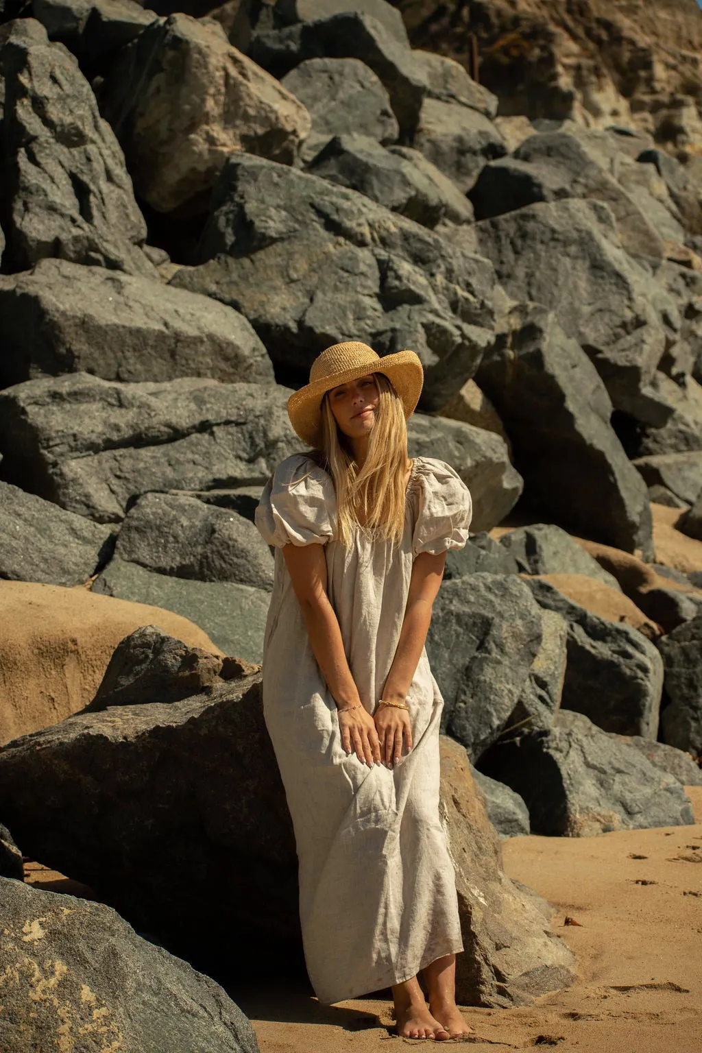 Amelie Linen Maxi Dress