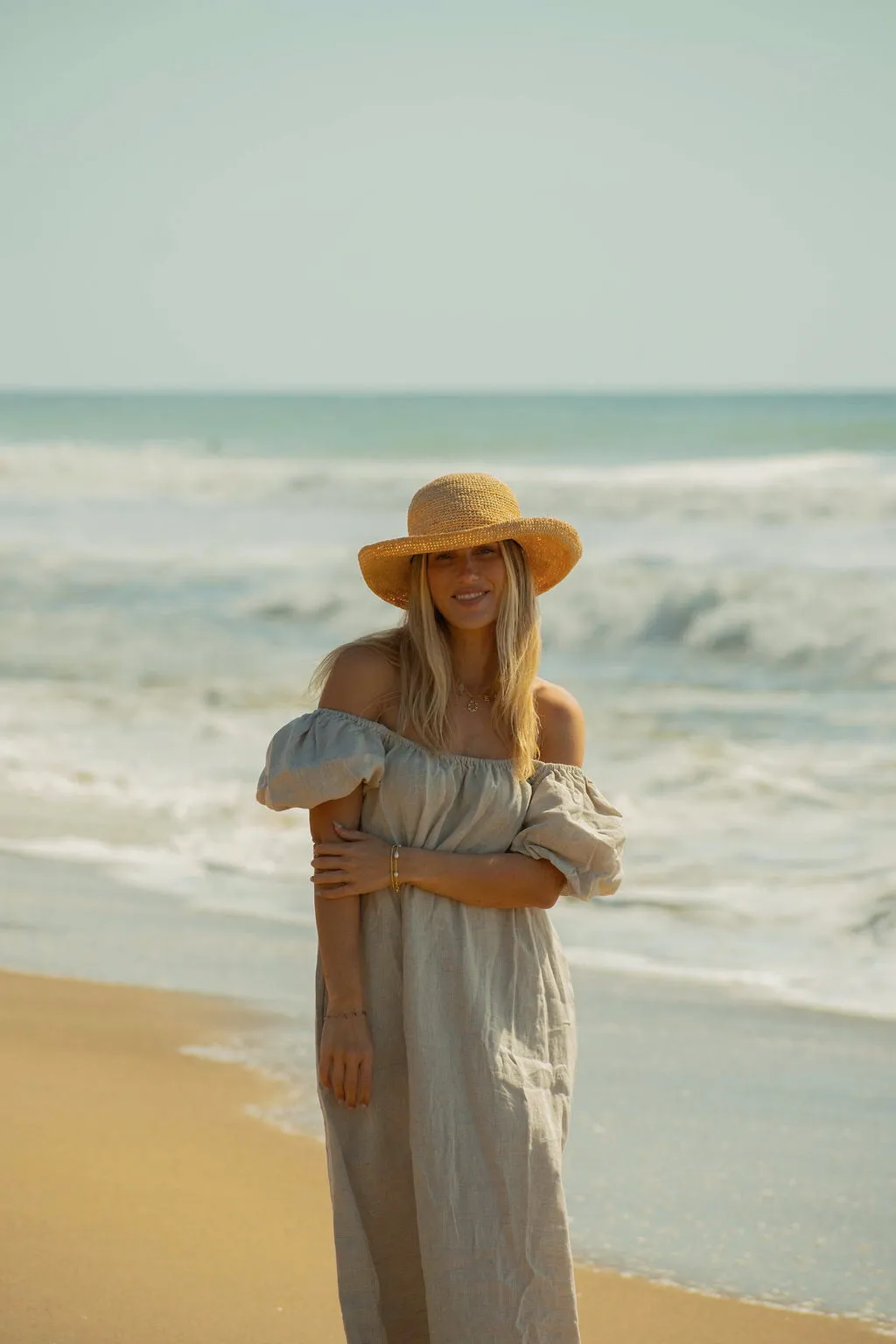 Amelie Linen Maxi Dress