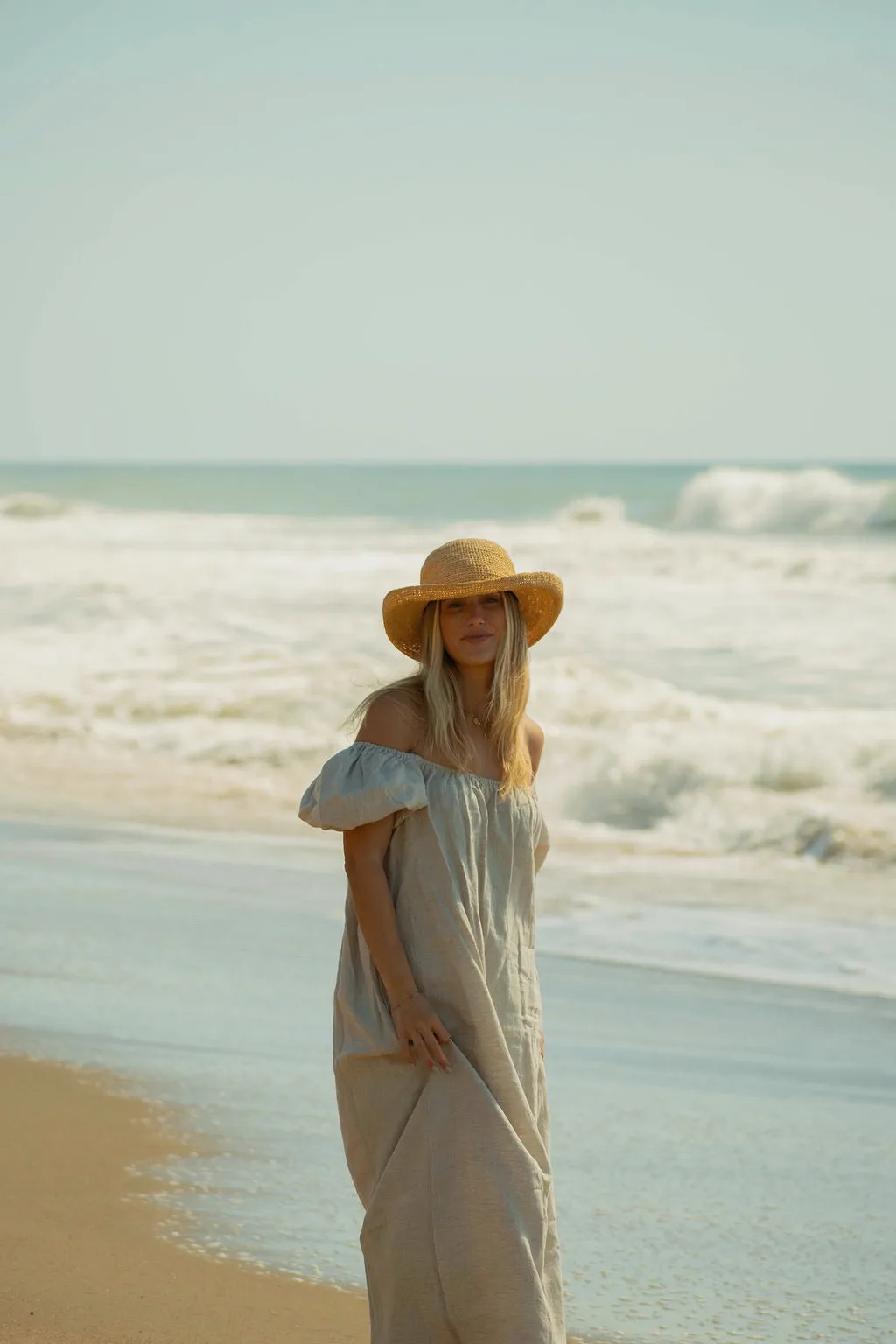 Amelie Linen Maxi Dress