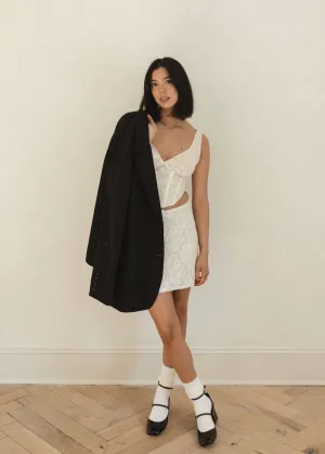 Amina Lace Mini Skirt