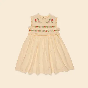 Apolina - Irra dress - Milk broderie