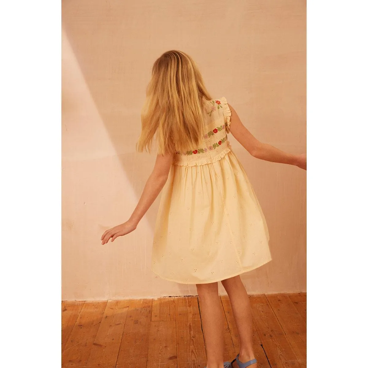 Apolina - Irra dress - Milk broderie