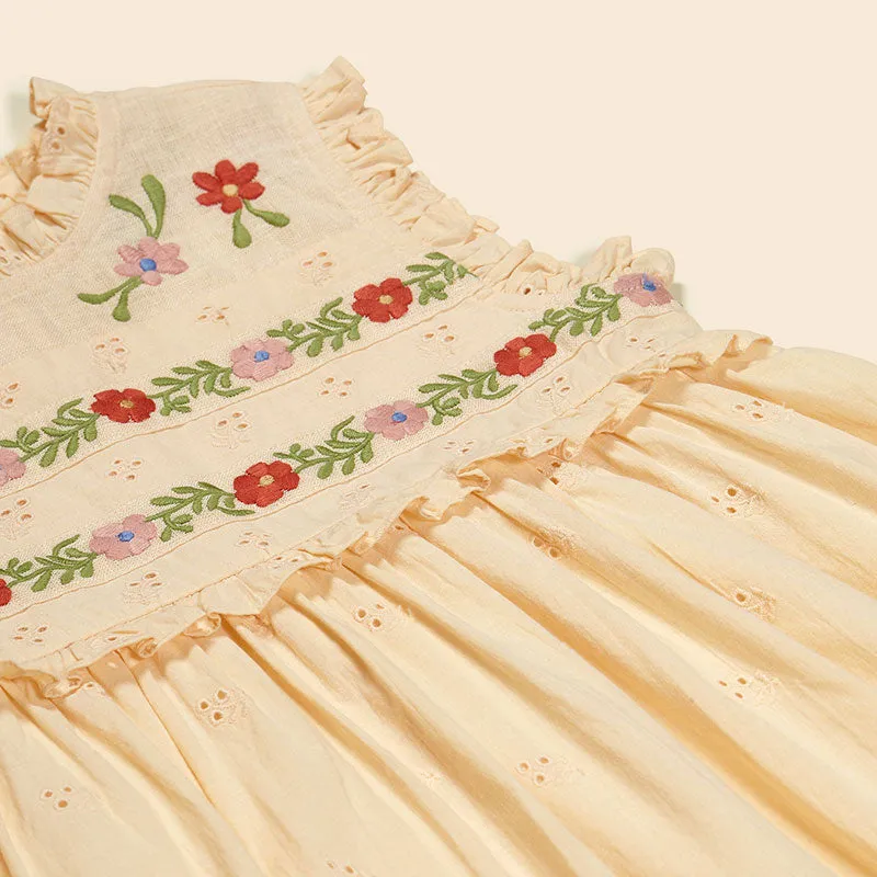 Apolina - Irra dress - Milk broderie
