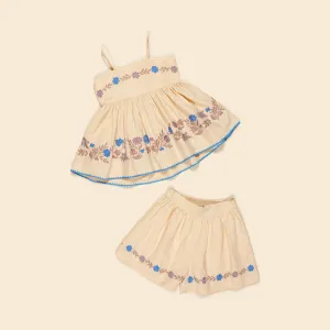 Apolina - Magrit shorts & top set - Milk