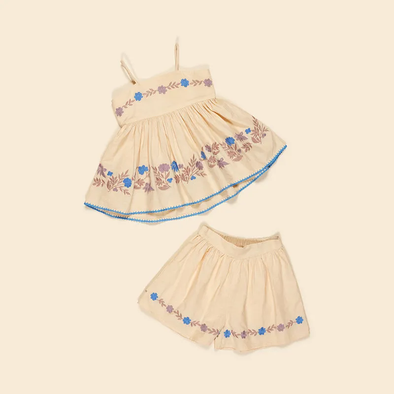 Apolina - Magrit shorts & top set - Milk
