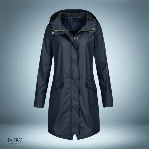 Aquaseh - rain parka in blue