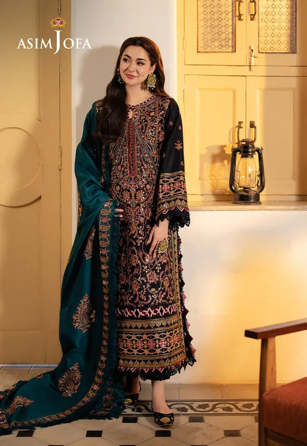 Asim Jofa | Pashmina | Embroidered Twill | AJKI-06