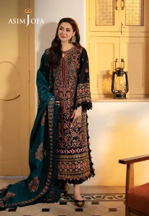 Asim Jofa | Pashmina | Embroidered Twill | AJKI-06