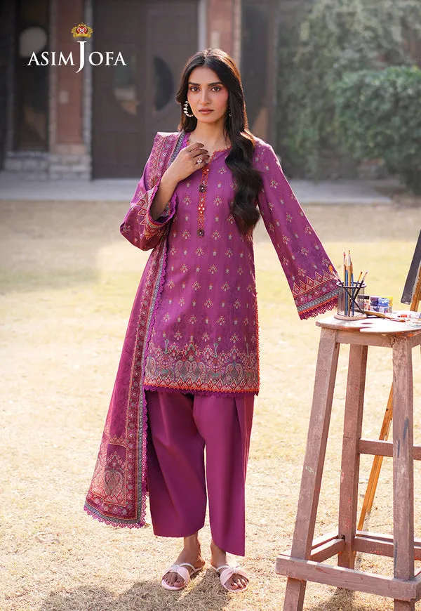 Asim Jofa Printed Lawn '25 | AJUUB-12