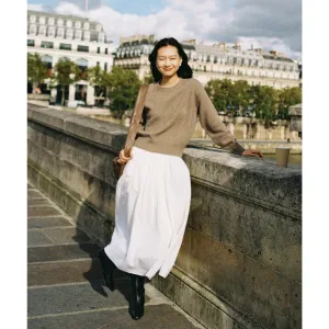 Asymmetrical Pleated Skirt