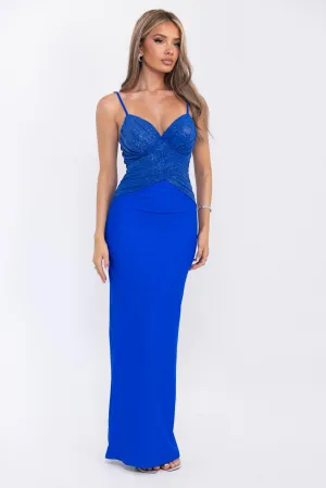 Aveline Royal Blue Dress