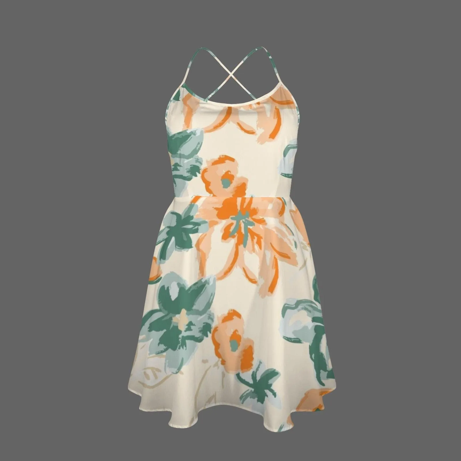 Backless String Mini Dress