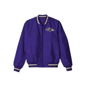 Baltimore Ravens Lightweight Bomber Jacket – NFL Bomber Jacket - Clubs Varsity