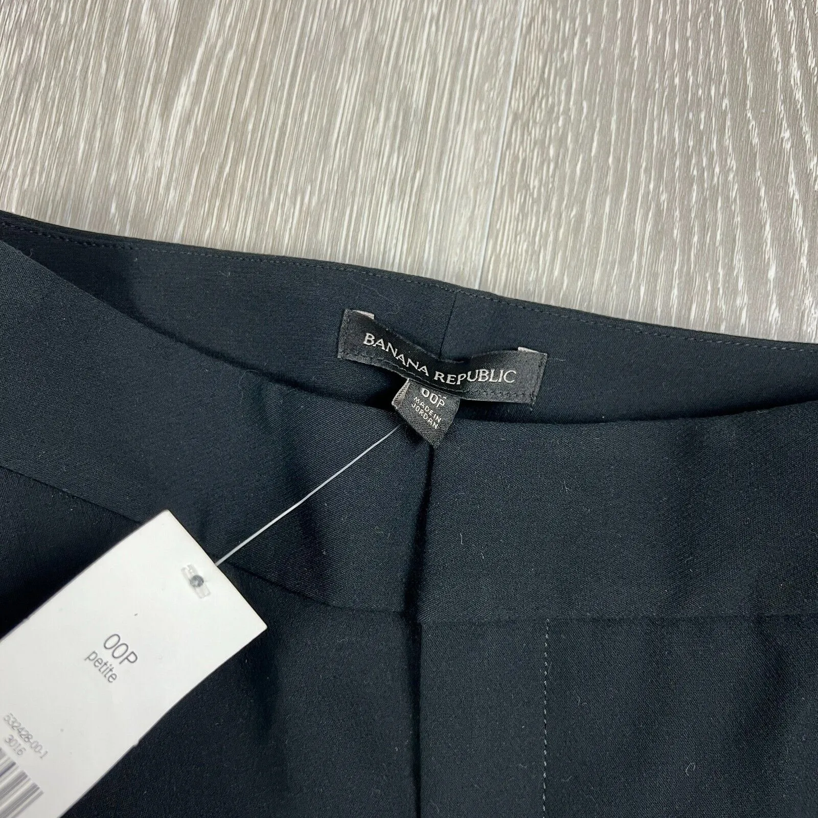 Banana Republic Womens Flared Black Dress Pants Size 00P Petite /  AU 4 (New)