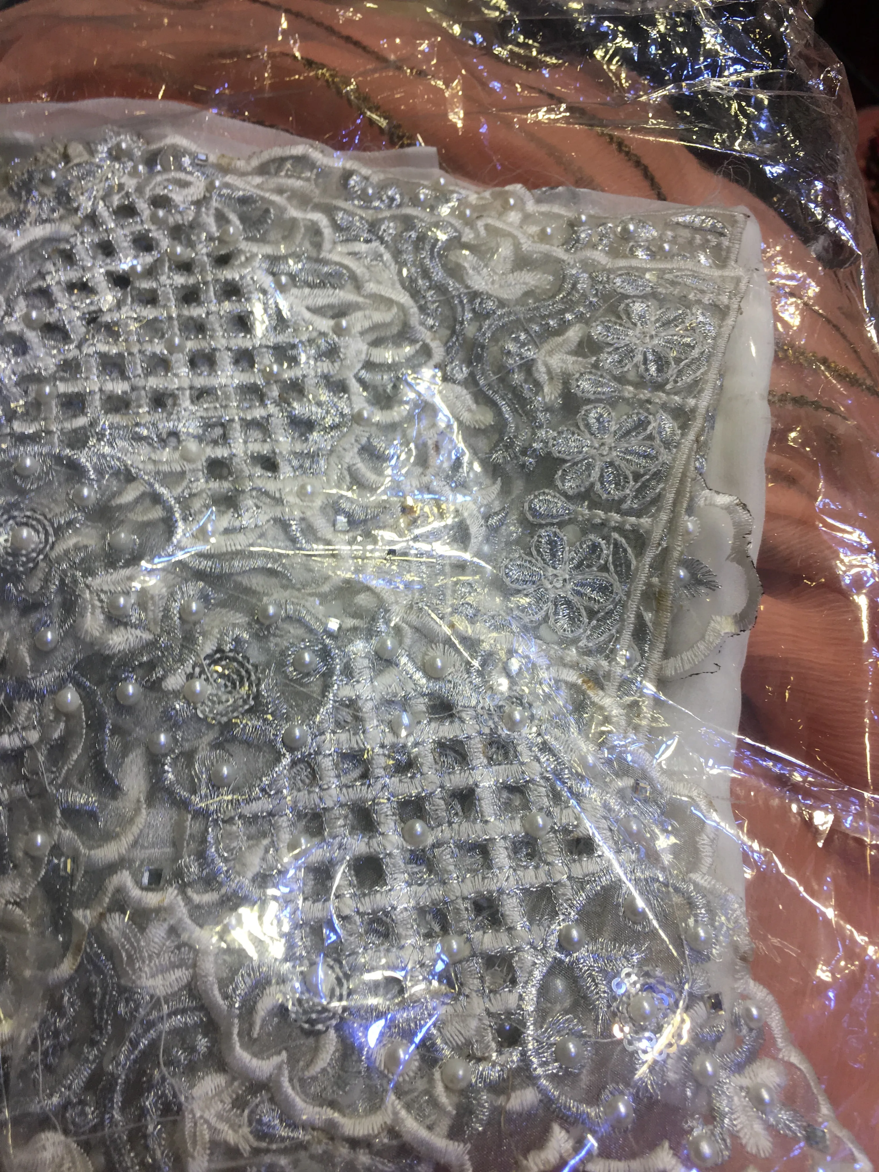 Beautiful chiffon dress in gray silver and mehndi  color with hand work  by zainab chotani Model  # C 1123