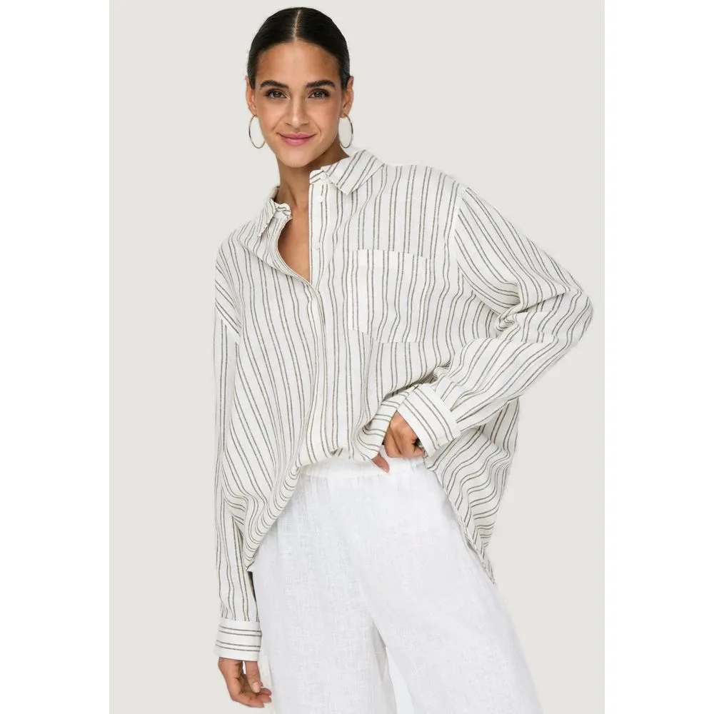 Beige Viscose Shirt