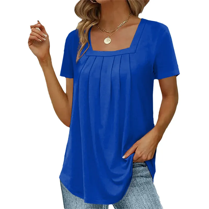 Bella | Pleated Summer Blouse