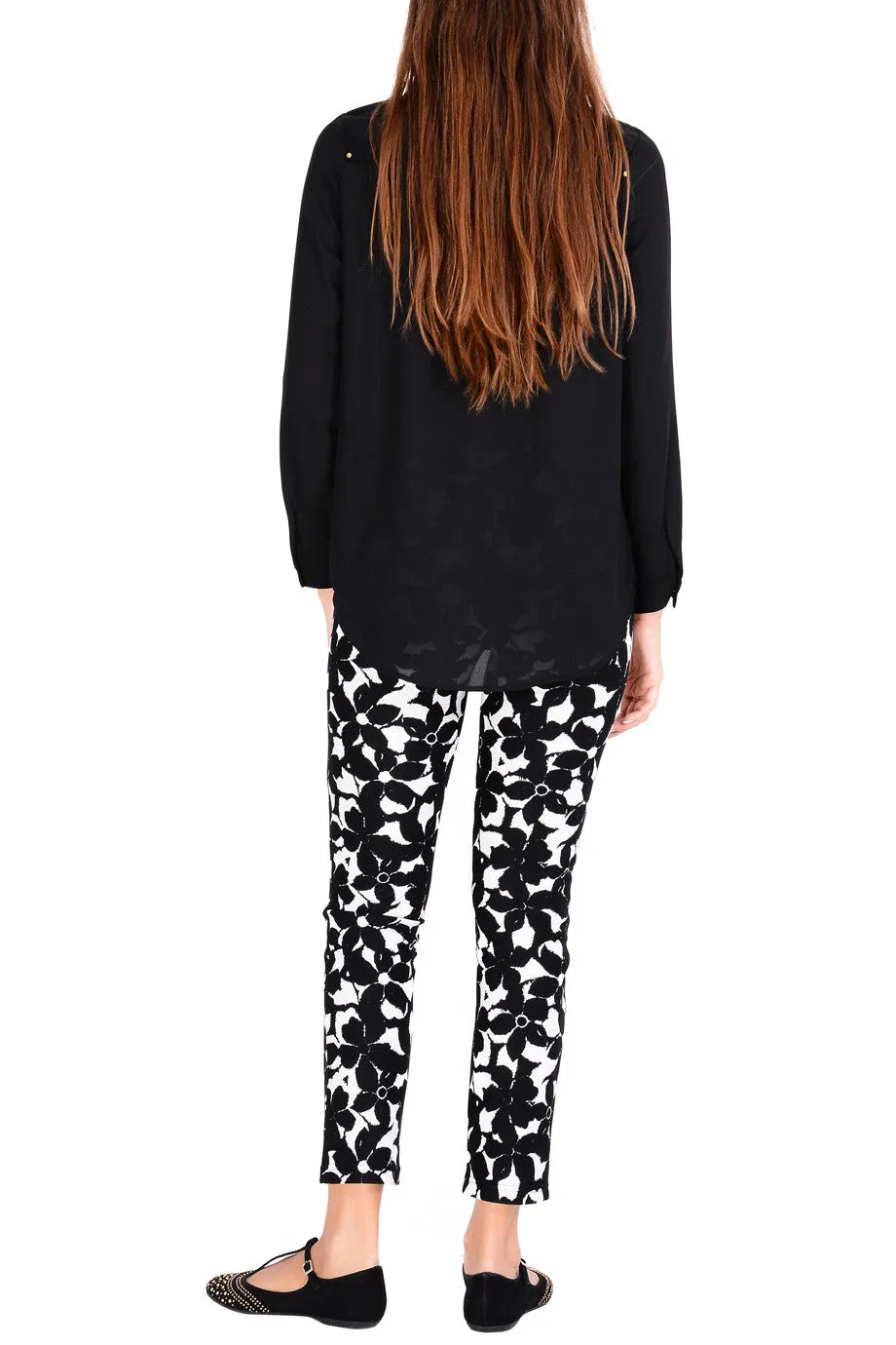 BLACK BRYONY Floral Printed Pants