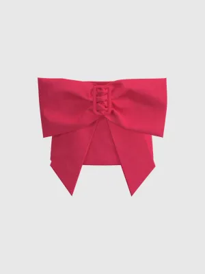 Bow Décor Mini Skirts