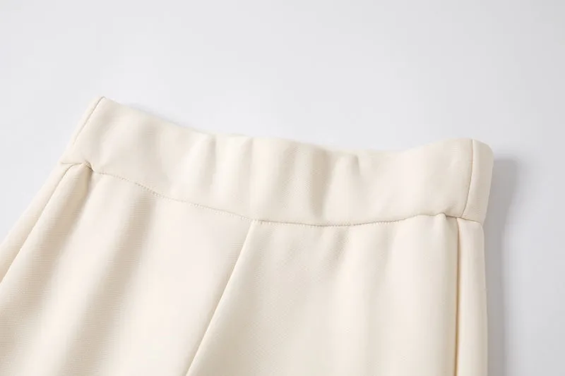 Breathable and Comfortable Flared Leg Trousers for Women
