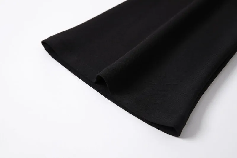 Breathable and Comfortable Flared Leg Trousers for Women