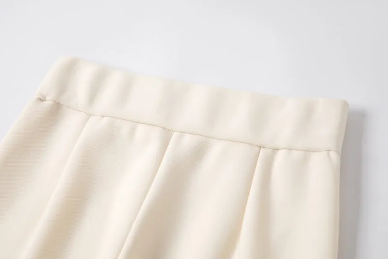 Breathable and Comfortable Flared Leg Trousers for Women