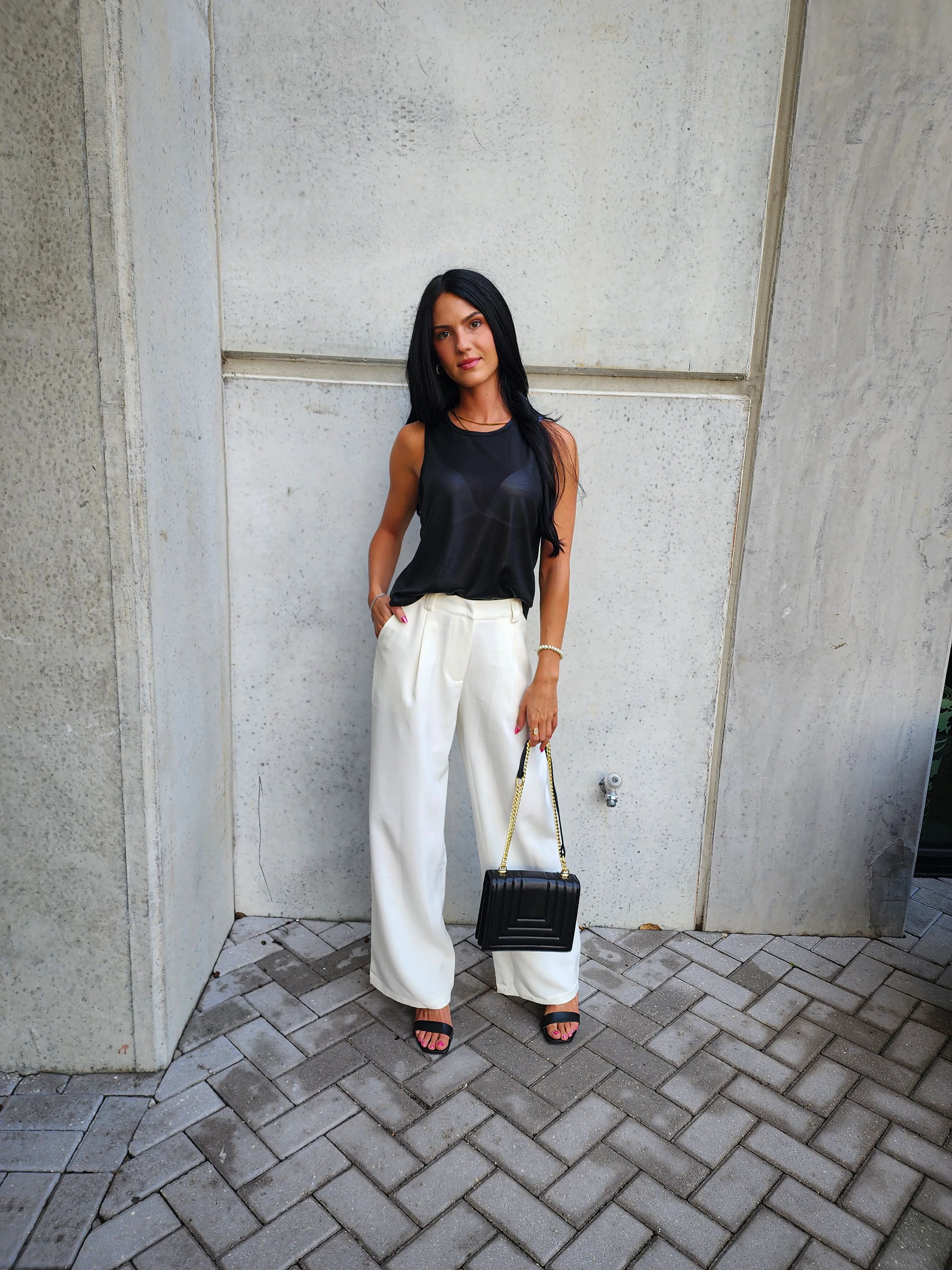 Briar White Pants- Final Sale