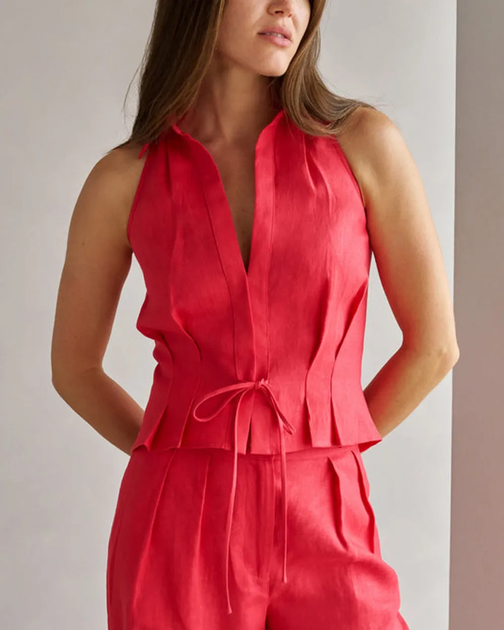 Bright Red Sloan Vest