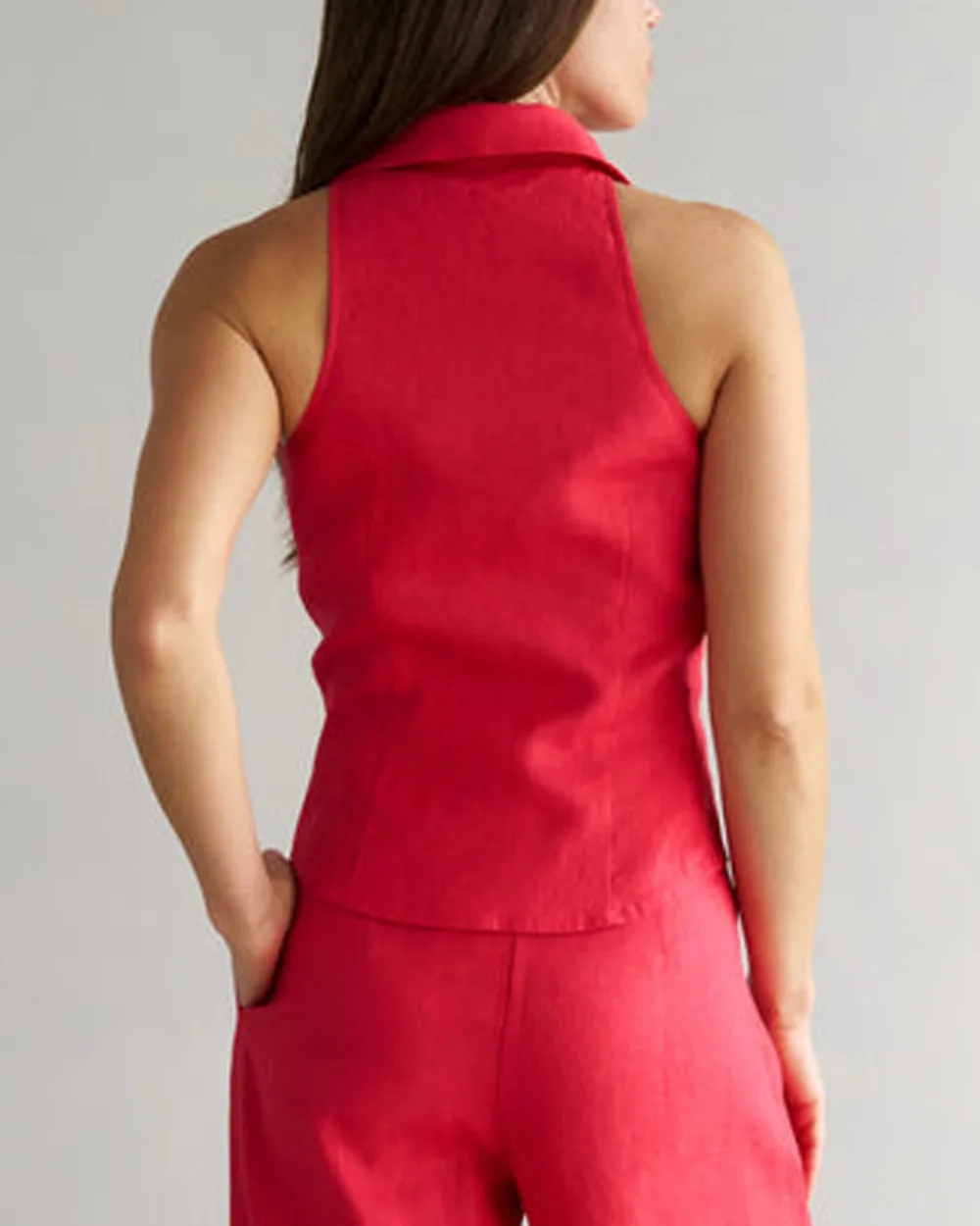 Bright Red Sloan Vest