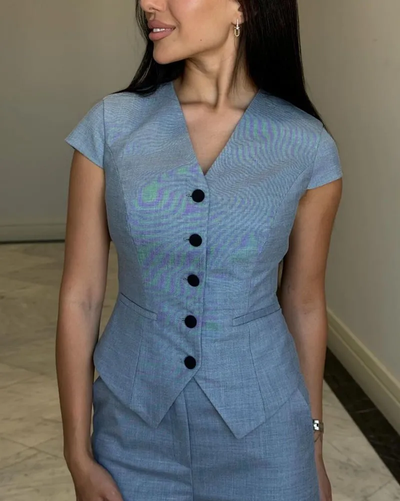 Briyanna® | Linen Blouses And Pants Set