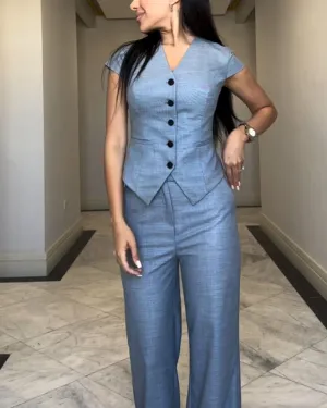 Briyanna® | Linen Blouses And Pants Set
