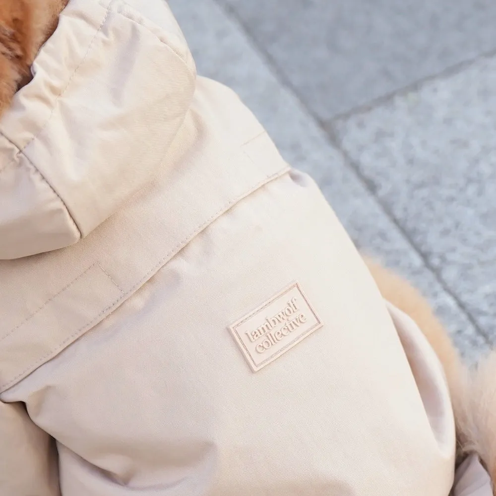 brooklyn rain jacket - camel