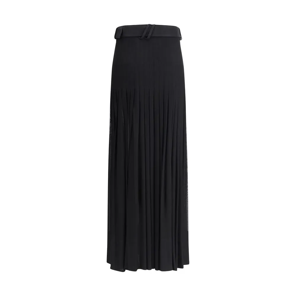Burberry Pleated midi Skirt