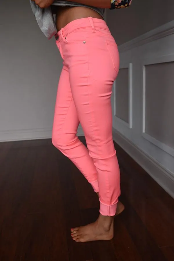Calypso Pants ~ Neon Pink