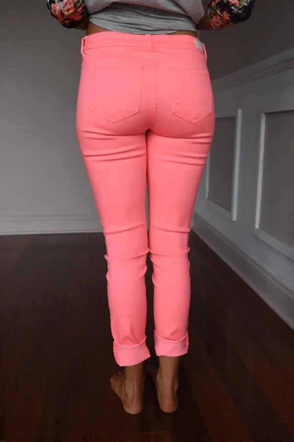Calypso Pants ~ Neon Pink