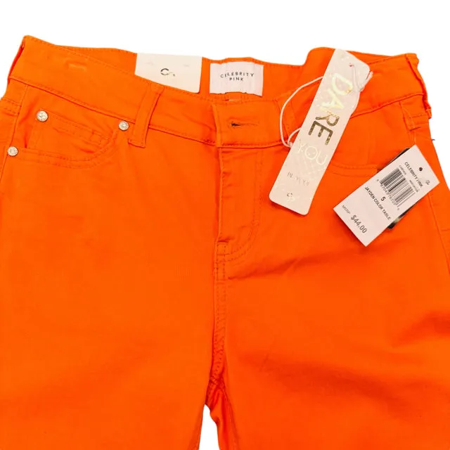Celebrity Pink Jayden Skinny Orange Pants NWT Size 5/27