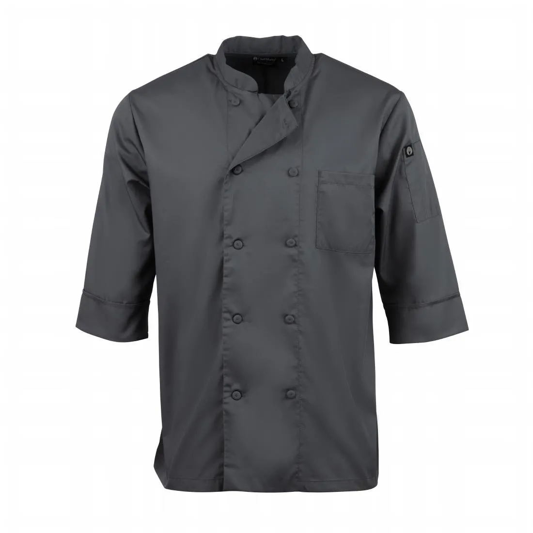 Chef Works Unisex Chef Jacket Grey L
