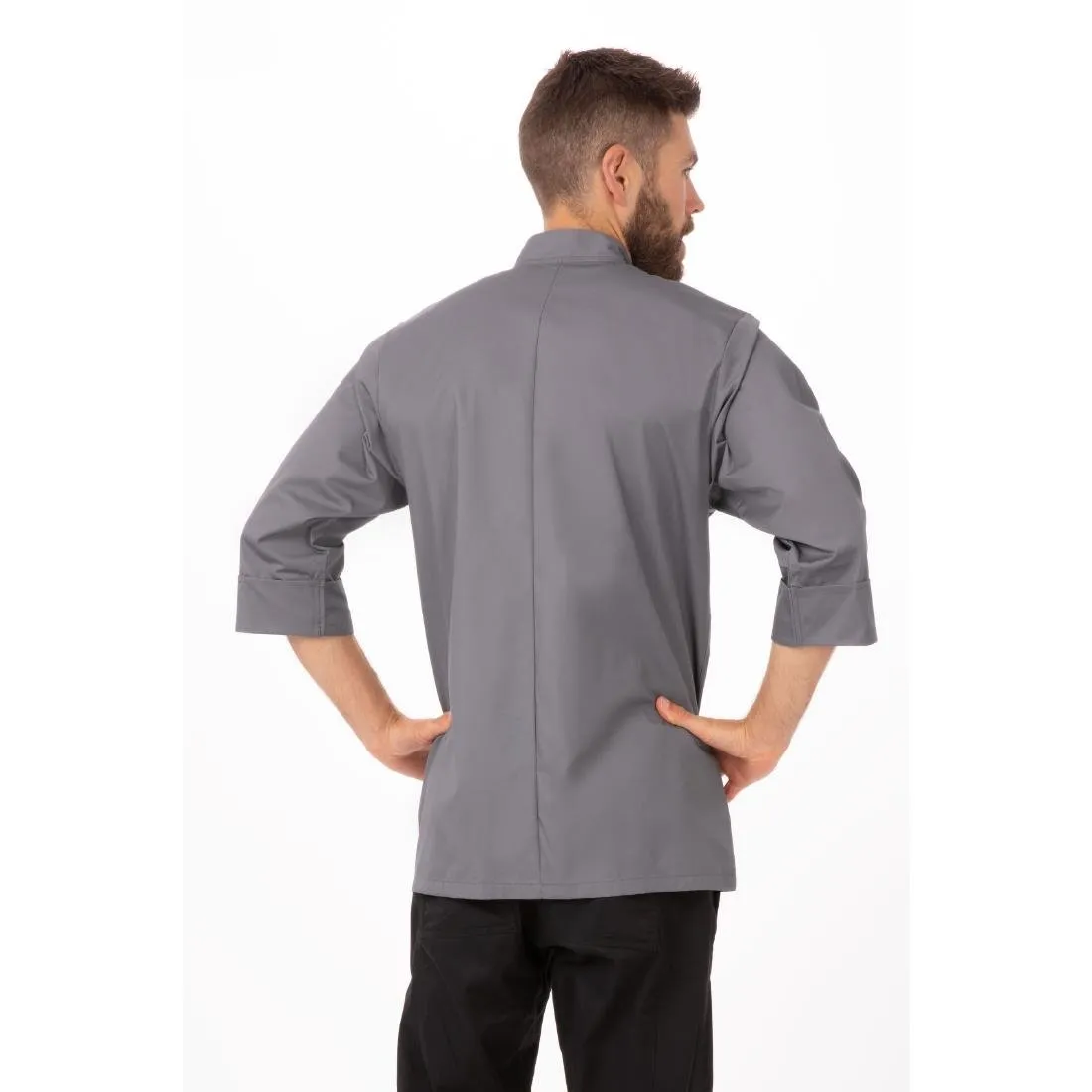 Chef Works Unisex Chef Jacket Grey L