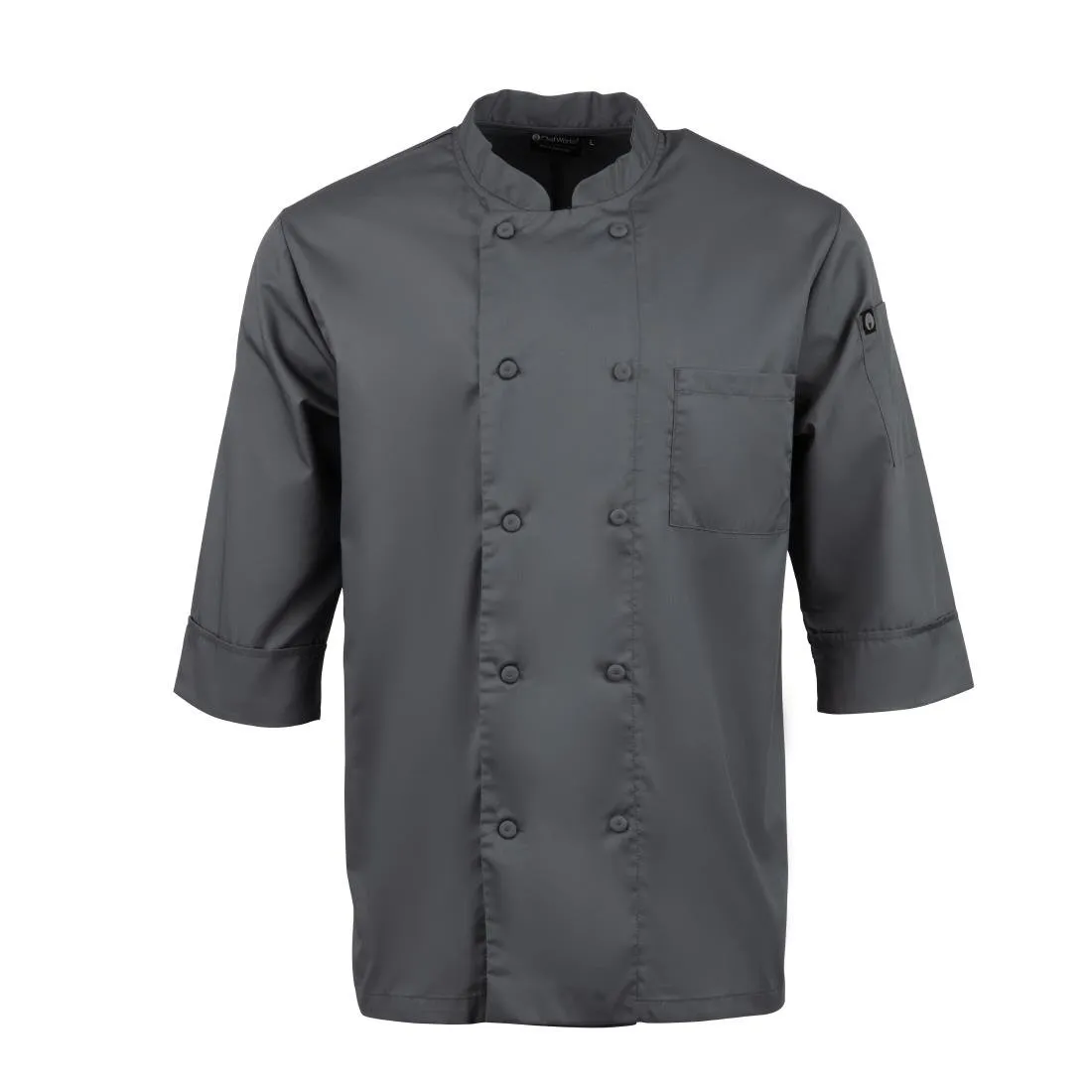 Chef Works Unisex Chef Jacket Grey L
